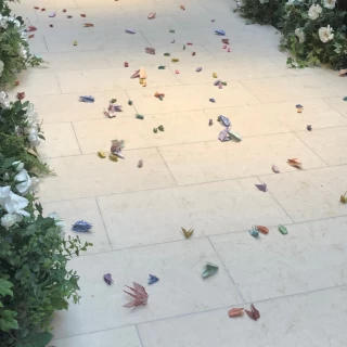 折鶴シャワー