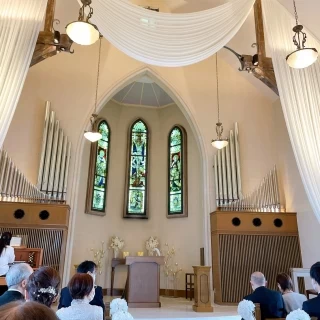 高い天井と大聖堂