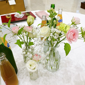 テーブル装花|558456さんのWedding for Reception Vellugue ヴェルージュの写真(1698847)