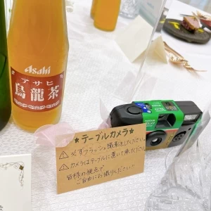 テーブルカメラ|558456さんのWedding for Reception Vellugue ヴェルージュの写真(1698848)