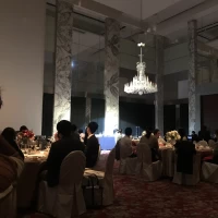 豪華な会場