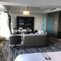 特典のスイートルーム。部屋支度