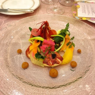 前菜から豪華だったと言われました