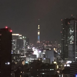 会場から見えたスカイツリー