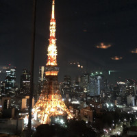 会場から見えた東京タワー