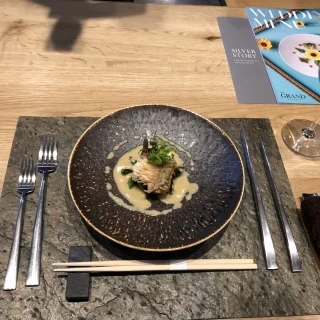 魚料理。甘鯛の鱗焼き