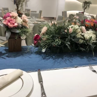 新婦席からスクリーンの映像を見せていただきました
