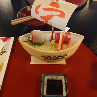 試食会のお刺身