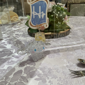 テーブルナンバーは手作りしました|558771さんのけやき坂 彩桜邸 シーズンズテラス（営業終了）の写真(1216853)