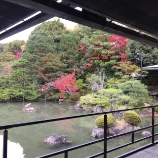 披露宴会場の待合室からの景色です。