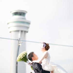 デッキ|559025さんのスカイウエディング羽田（羽田空港ウェディング）の写真(1058019)