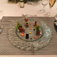 試食した時の料理ノプレートです。