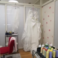 式当日の新婦の控室です。個室で1日中使えました。