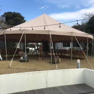 この日はグランピング仕様でした