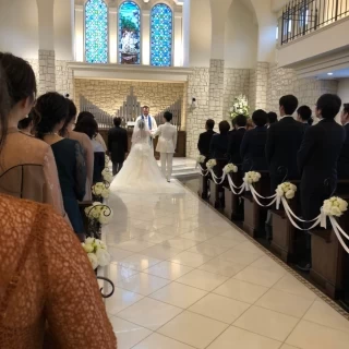 大理石が素敵なチャペル