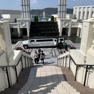 長ーい階段！