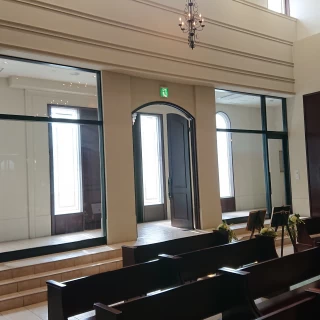 会場見学