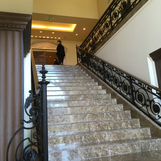 チャペル前の階段