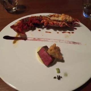 お肉と海老！