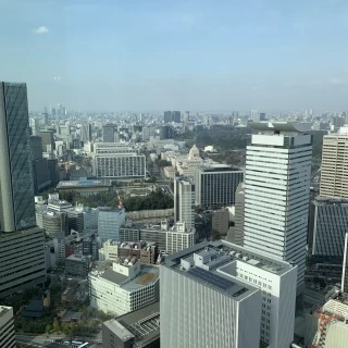 披露宴会場からの景色