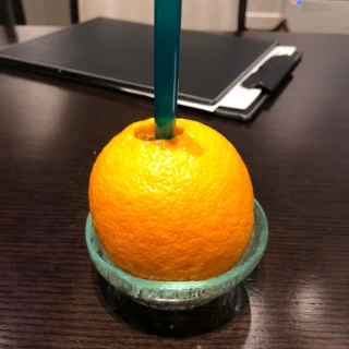ウェルカムドリンクの1例