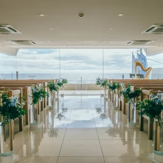 天井が低いので海と空だけ見えて綺麗