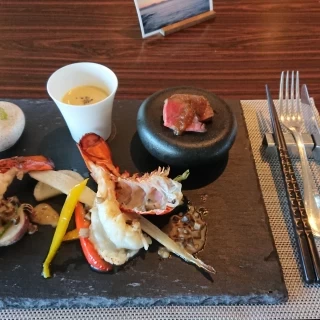 下見の時はワンプレートでした、