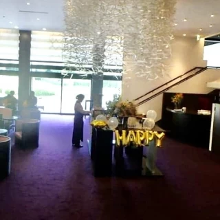 ロビーは広々としていてゆっくりできます。