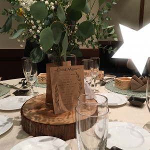 ゲストテーブル|560202さんのザ・グローオリエンタル名古屋の写真(1005443)