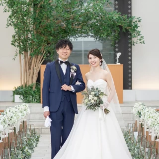 緑を基調としたチャペルが素敵です！