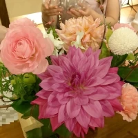 ゲストテーブル装花