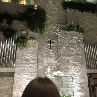 水が流れています