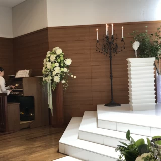 左前に演奏者さん