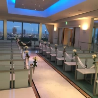 新郎新婦側から見たチャペル