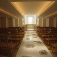木目調のチャペル