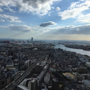 披露宴会場からの風景|560680さんのホテル大阪ベイタワーの写真(1013066)