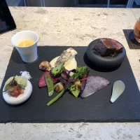 フェアでいただける試食ワンプレート