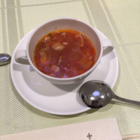 試食のミネストローネ。