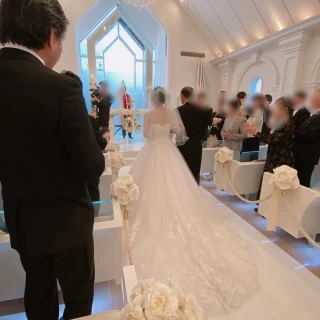 明るいチャペルでした。