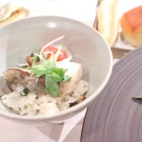 銀鱈の西京漬けと鱈子のお茶漬け