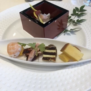 和のテイストの前菜！とても美味しかったです。