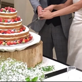 ケーキはプラン内に収めました。
