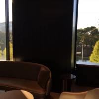 控え室からも景色が良い