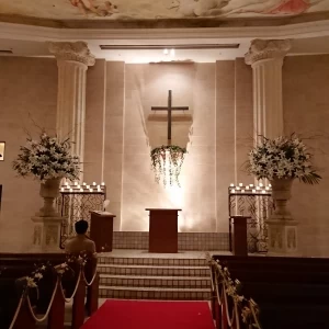 厳かな雰囲気が漂う広い会場でした。|561444さんのアゴラシオンの写真(1016759)