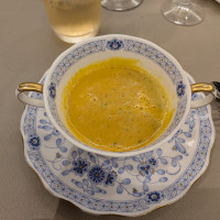 少しスパイスが効いたかぼちゃのスープ