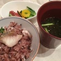 〆がお米なのが、落ち着きました。さすが八芳園！