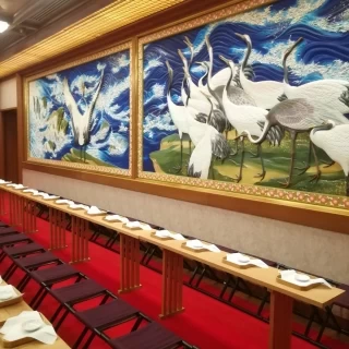 新郎側の壁画