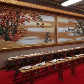 新婦側の壁画