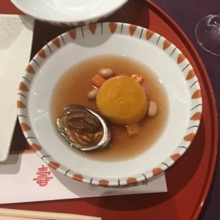 アワビ素材の味が活きて、優しい味わいでした。