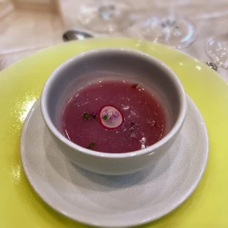 前菜のスープ